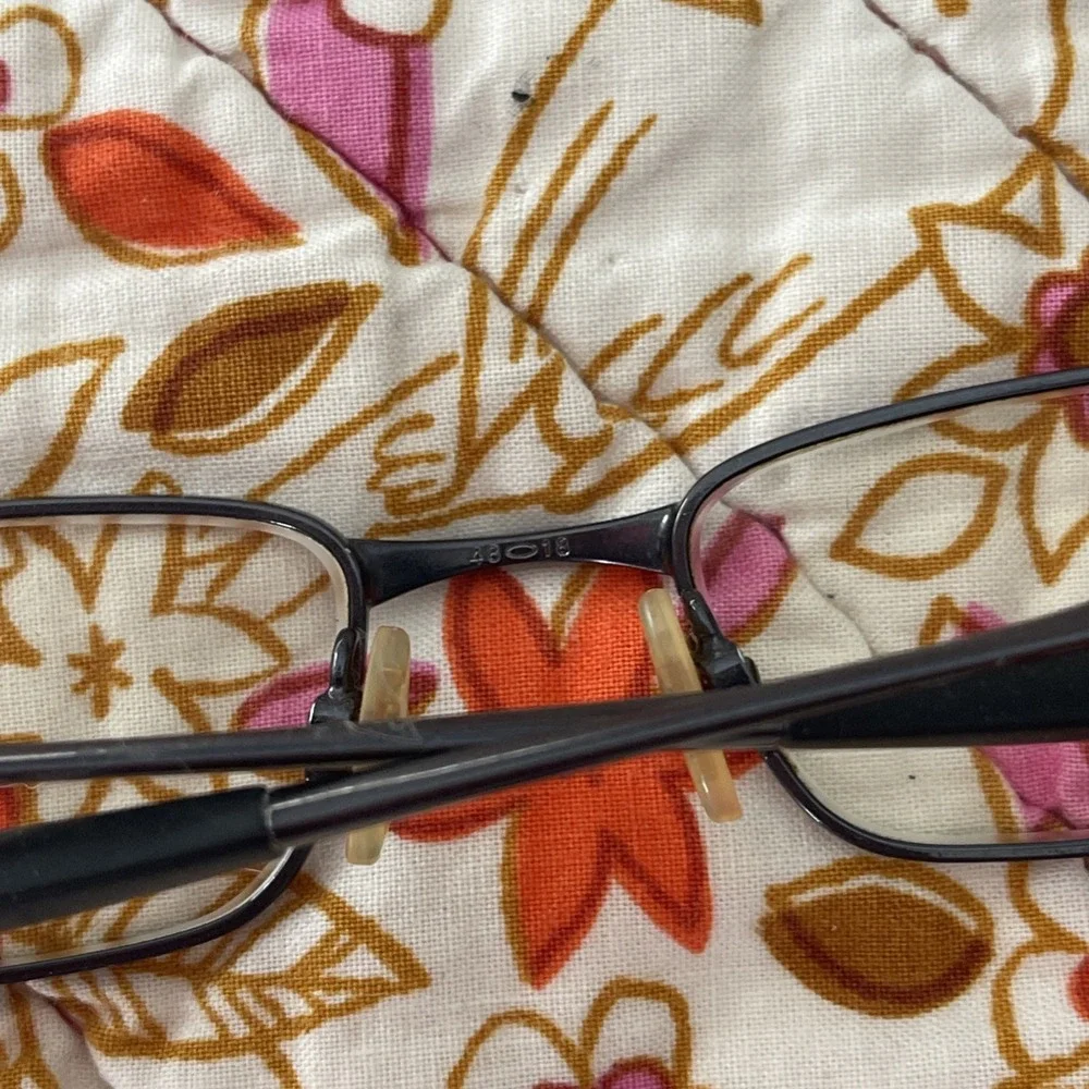 Oakley Drill Bit Polished Midnight Eyeglasses Frames 48-18-136mm 22-223 Scratch